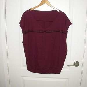 Maroon Overshirt
